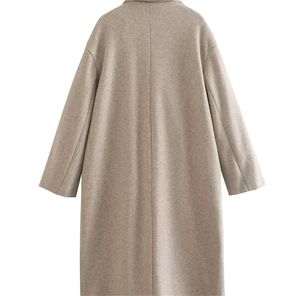 Wollen jas oversized